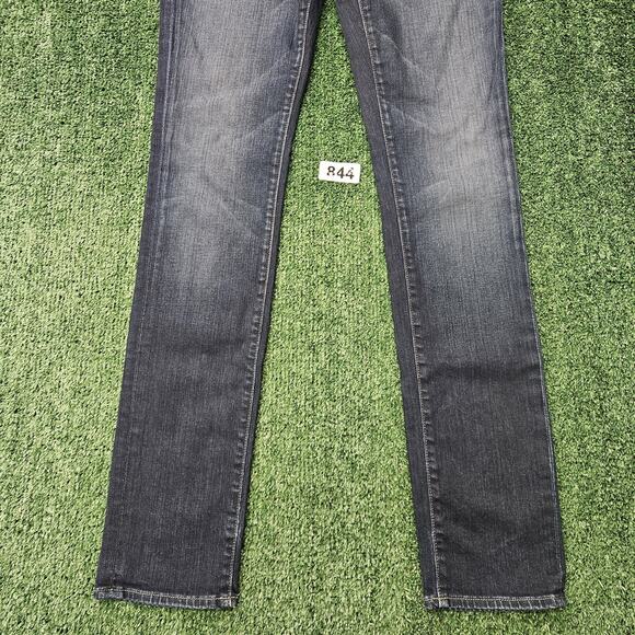 Ladies 7 for All Mankind Roxanne Slim Low Rise Blue Jeans W28 L33 - Picture 3 of 12